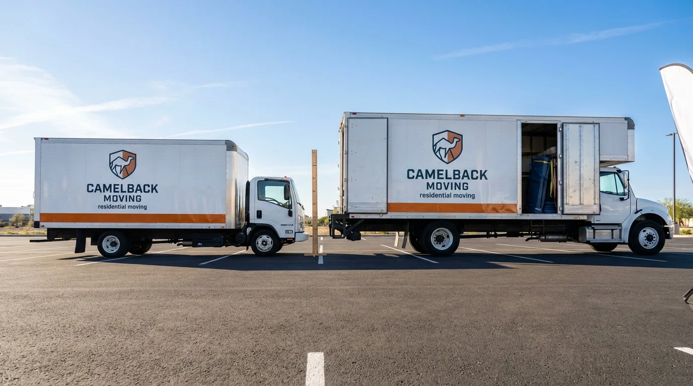 Moving truck size capacity guide in Kingsford Heights
